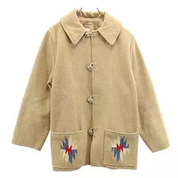 styleeyes Toyo Enterprise Ethnic Pattern Wool jacket 36 Beige Men s Used