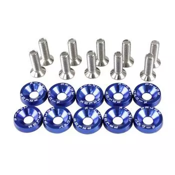 styling M6 Bumper Car Fender Car Modified Washer JDM Washer License Plate Bolts Car Modified Bolts