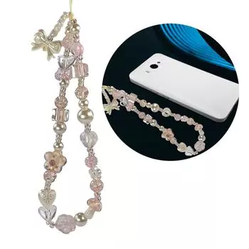 Стильный акриловый брелок для телефона с прочным шнурком, универсальный ремешок для мобильного телефона, идеальный подарок для персонализации вашего телефона