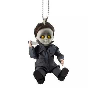 Stylish Cartoon Acrylic Car Hanging Pendant Fun Christmas Tree Decor Interiors For