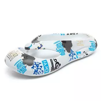 Stylish casual soft soled indoor non-slip sandals for men and women 2024 summer flip-flops Beach shoes flat and comfortable 35-36