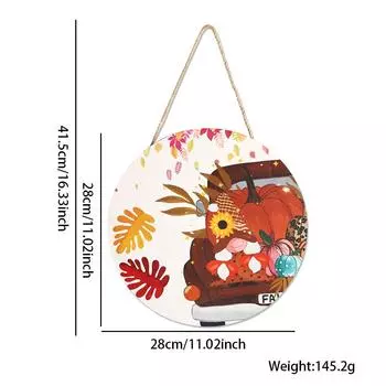 Stylish Decorative Thanksgiving Wooden Plaque Ideal For Autumn Harvest Home Decor With Designs Fun Harvest Car