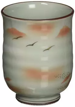 Stylish hot water Renzan tea ware Japanese Cup cup cup/Arita Porcelain/Size(cm) 6.3x8/No024927