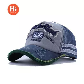 Стильная старая бейсболка с поломанным краем 1969 года, кант для вашей пары, шляпа от солнца, шляпа от солнца M-45 adjusable зелёный