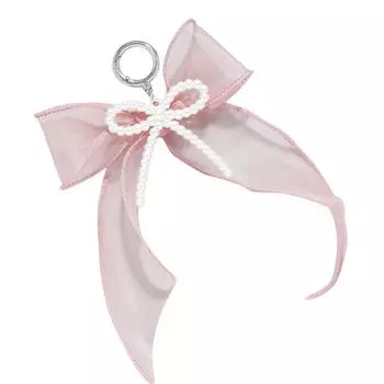 Stylish Pearls Butterfly Bowknot Pendant Versatile Bag Decoration Accessory in Multiple Color for Stylish Women