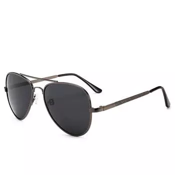Stylish Polarized Metal Sunglasses Frame Lens Uv Outdoor Sun Protection Men For StyleA