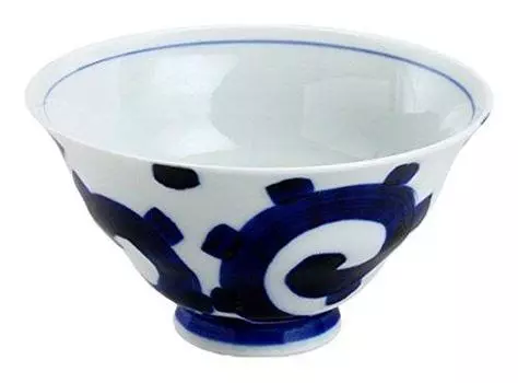 Stylish rice Arita ware thick arabesque rice bowl Japanese Rice bowl bowl (large) Porcelain/Size(cm) 12.5x6.8/No781776