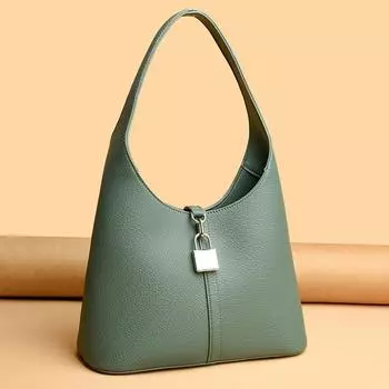 Стильная простая сумка-тоут большой вместимости, новинка лета 2024 года, повседневная сумка через плечо, простая сумка большой вместимости чёрный