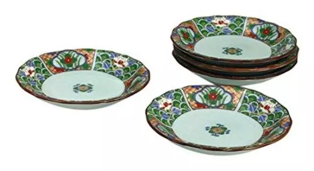 Stylish small Arita ware Nabeshima pattern small plate set of 5 Japanese Plate x5pcs set plates (set plates) Porcelain/Size(cm) 11.3x2/No730897
