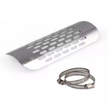 Stylish Universal Motorcycle Easy To Install Protector Motorcycle Muffler Protector Exhaust Muffler Motorcycle Parts Durable