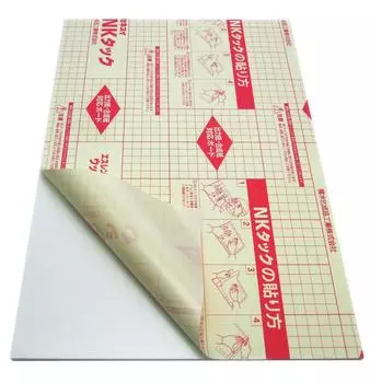 Стироловая плита, клеевая, вспененная полистирольная плита SEKISUI NK Tack TA, толщина 5 мм, формат A3, 10 шт. (односторонняя панель) (немного больше) белый