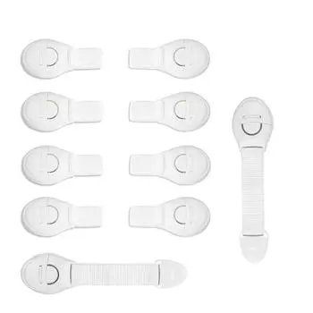 (SU)10 шт., безопасные замки для ящика холодильника для малышей, дверцы шкафа, шкафа One size