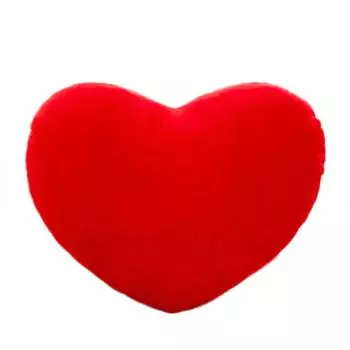 (SU)15смПлюшевая подушка в форме сердца, декоративные подушки для спины для подарка на День святого Валентина One Size зелёный