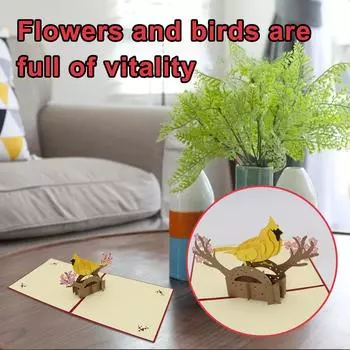 (SU)3D-открытка, открытка на День благодарения, креативная резьба по бумаге ручной работы One size жёлтый