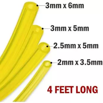 (SU)4 размера бензинового топливного газопровода, шланговая трубка для нагнетателя цепной пилы One Size жёлтый