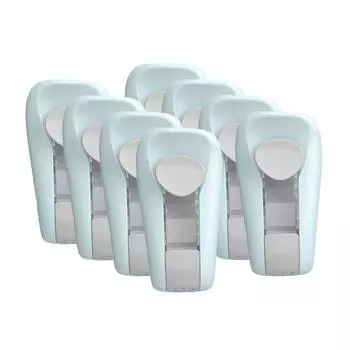 (SU)8 шт., зажимы для простыней, фиксированные зажимы, противоскользящие зажимы для пододеяльников, зажим для простыней One size синий