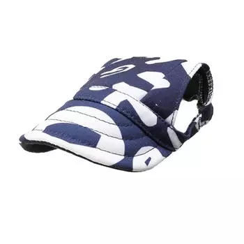 (SU)Бейсбольная кепка для собак и кошек, солнцезащитная кепка, пробковая спортивная кепка на открытом воздухе, головные уборы для домашних животных S чёрный