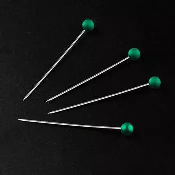 (SU)Брошь длиной 1,5 дюйма с жемчужной головкой из искусственного жемчуга цвета шампанского - 200 сумок WH белый