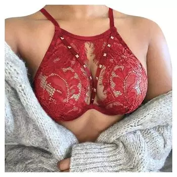 (SU)Дамское эротическое белье, сексуальные ресницы, кружево, кружево, без стальных колец, без бюстгальтера с подкладкой M армия зеленый