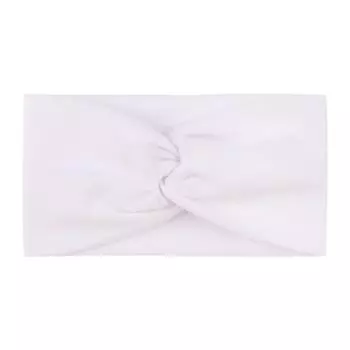 (SU)Детская повязка на голову с однотонным узлом для новорожденных девочек, повязка на голову с бантом, аксессуары, головной убор BK чёрный