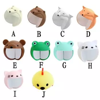 (SU) Форма силиконовый угловой протектор стола мультяшный угол для предотвращения столкновений C белый