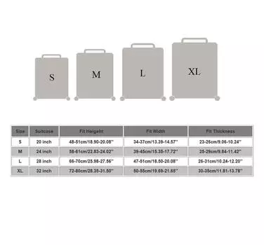 (SU)Эластичный чехол для чемодана, чехол для багажа, чехол для чемодана, чехол для чемодана, защитный чехол для чемодана S армия зеленый