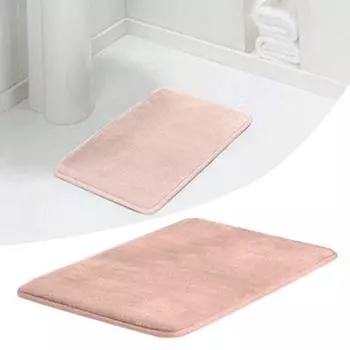 (SU)Коврик для ванны с эффектом памяти, коврик для ванной с сильным впитывающим свойством, который можно стирать в машине. One size хаки