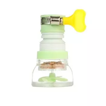 (SU)Кухонный вращающийся на 360 градусов брызгозащищенный фильтр для очистки воды, насадка для экономии воды One size