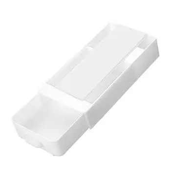 (SU)Лоток для карандашей Self Stick, ящик для хранения стола, органайзер, коробка под настольной подставкой One size белый