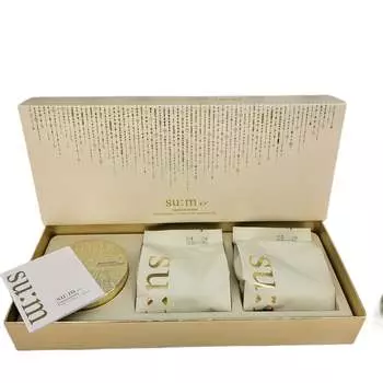 su:m37 LosecSumma Elixir Golden Cushion Special Set 01 Light Beige 3items +RANDOM GIFT