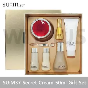 SU:M37 Sum37 Secret Cream Set, Антивозрастной, Увлажняющий, Корейская косметика, Kbeauty, пробник