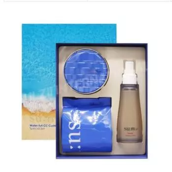 su:m37 Water-full CC Cushion Perfect Finish 02 Natural Beige Special Set 3 items +RANDOM GIFT