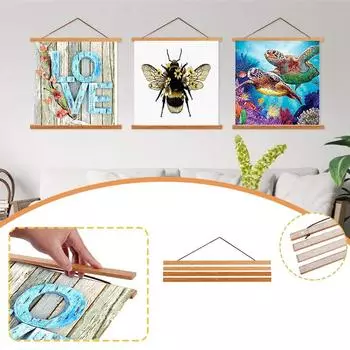 (SU)Магнитная подвесная штанга из цельного дерева своими руками 30 см