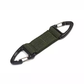 (SU)Многоцелевой брелок с подвесным крючком и треугольным кольцом B чёрный