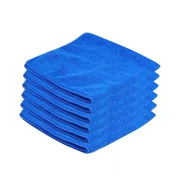 (SU)Многофункциональное полотенце из микрофибры, синее тканевое полотенце для чистки автомобиля One Size