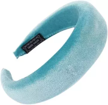 (SU)Модная бархатная повязка для волос с губкой, женская обруч для волос, милая повязка на голову для девочек One size