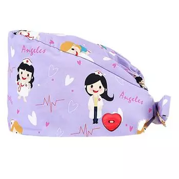 (SU)Модная рабочая шляпа с пуговицами с принтом Повседневная шапочка унисекс PP фиолетовый