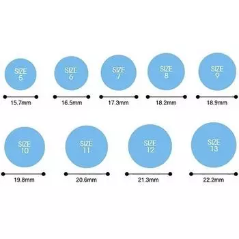 (SU)Модное женское кольцо из нержавеющей стали, размер кольца для пары 5-13 6