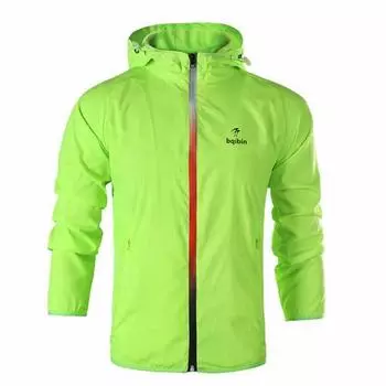 (SU)Мужской водонепроницаемый пуловер с капюшоном и длинными рукавами, блузка с капюшоном M чёрный