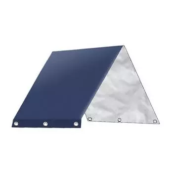 (SU)Набор качелей, покрытие для детской игровой площадки, защита от дождя и тени, 6 фиксированных гвоздей 132*226cm190T синий