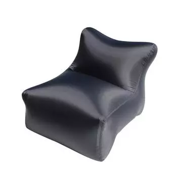 (SU)Надувной шезлонг, кресло, диван, сумки, уличная вечеринка, кемпинг, путешествия, BK чёрный