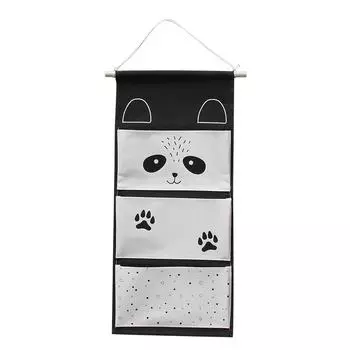 (SU)Настенная сумка, вешалка с 3 карманами, подвесная сумка для ванной комнаты, складная с 3 карманами One size