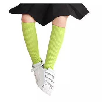 (SU)Нескользящие чулки до колена ярких цветов для маленьких девочек, семейные носки GY серый