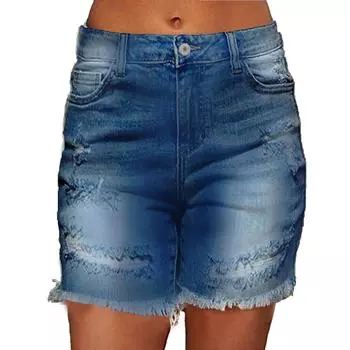 (SU)Новые женские летние короткие джинсы, джинсовые женские шорты с карманами, джинсовые шорты
