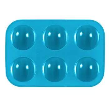 (SU)Полушаровая сфера Силиконовый торт Маффин Шоколадная бомба из горячего шоколада One size синий