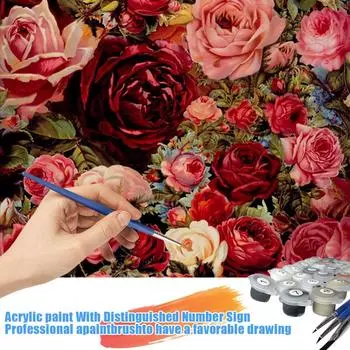 (SU)Раскраска по номерам Раскраска по номерам Картина по номерам Декоры для дома своими руками One size