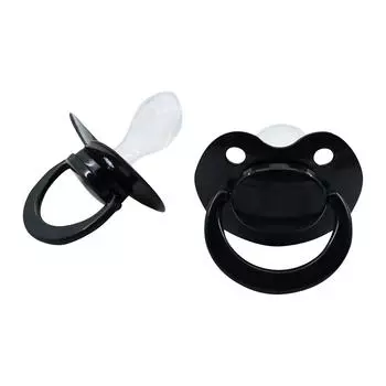 (SU)Размер соски для взрослых, силиконовая соска для взрослых, детская One Size чёрный