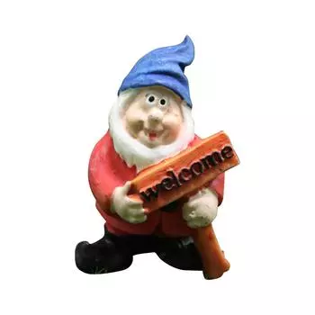 (SU)Ремесло из смолы, украшение для персонажа, садовый бонсай, статуя микро-карлика A