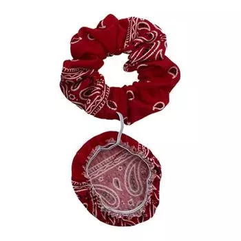 (SU)Резинка для напитков в ночном клубе, резинка для волос, многоразовая резинка для волос, предотвращающая всплески напитков One Size чёрный