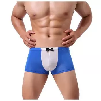 (SU)Сексуальные модные новые мужские брюки, нижнее белье, трусы XL